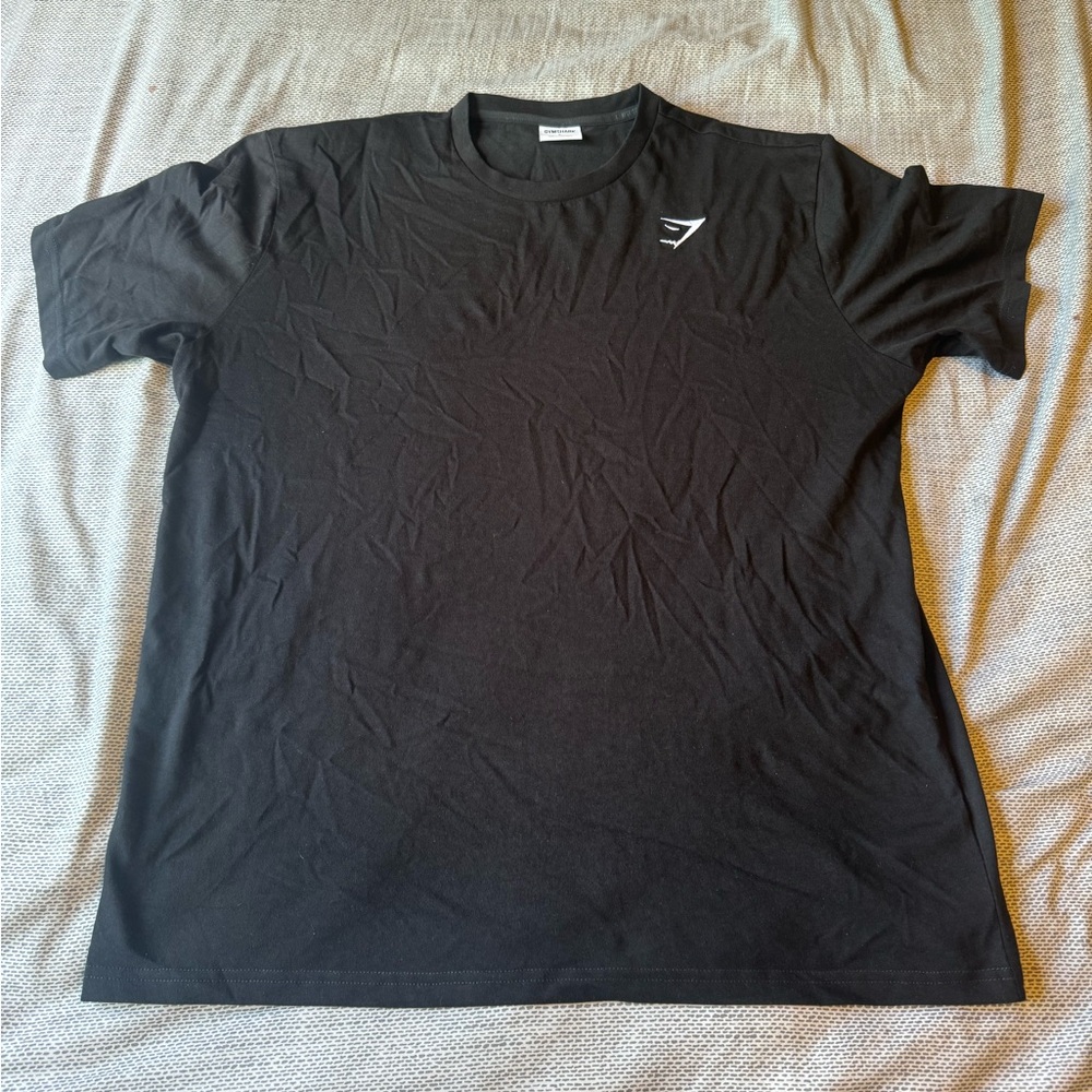 Gymshark Crest T-Shirt (Large / Black)
